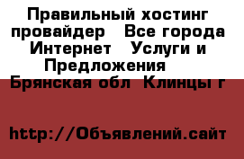 Правильный хостинг провайдер - Все города Интернет » Услуги и Предложения   . Брянская обл.,Клинцы г.